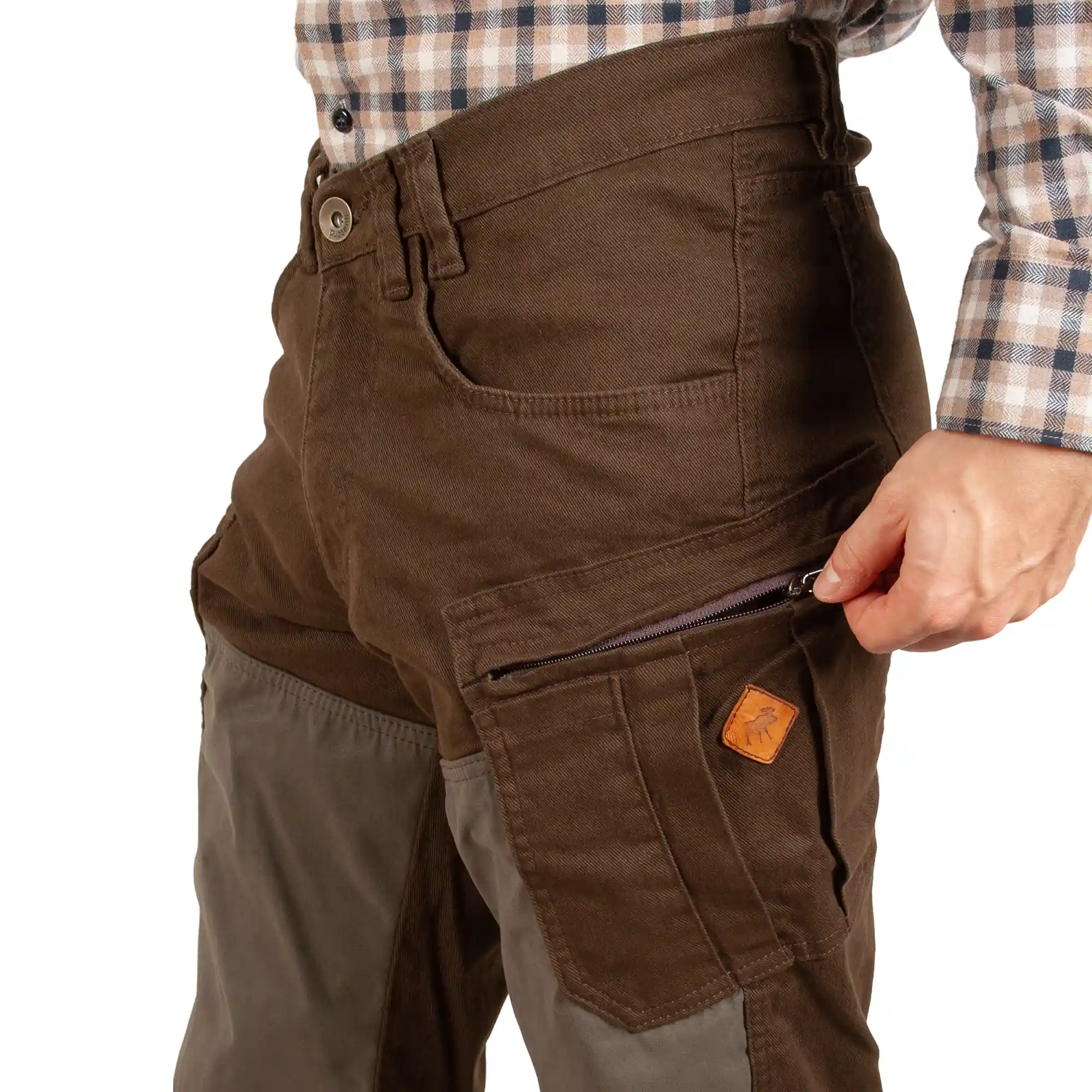 Terra Térdbetétes Vadásznadrág - Sötét Olivazöld - Image 3